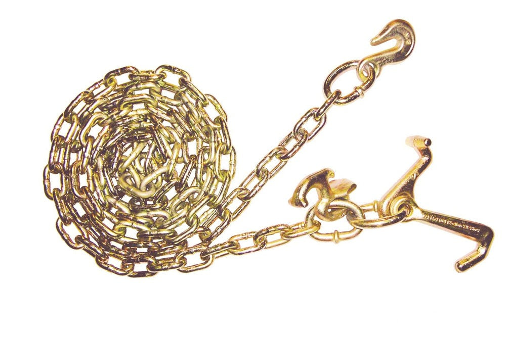 B/A Products 5/16" x 8' Safety Chain w/ 4 Hook Cluster, Front Carrier