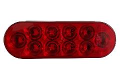 Miller Light 6" Oval Red LED