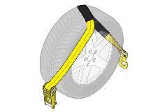 B/A Products 2" Strap w/ Flat Snap Hook & Cordura Sleeve