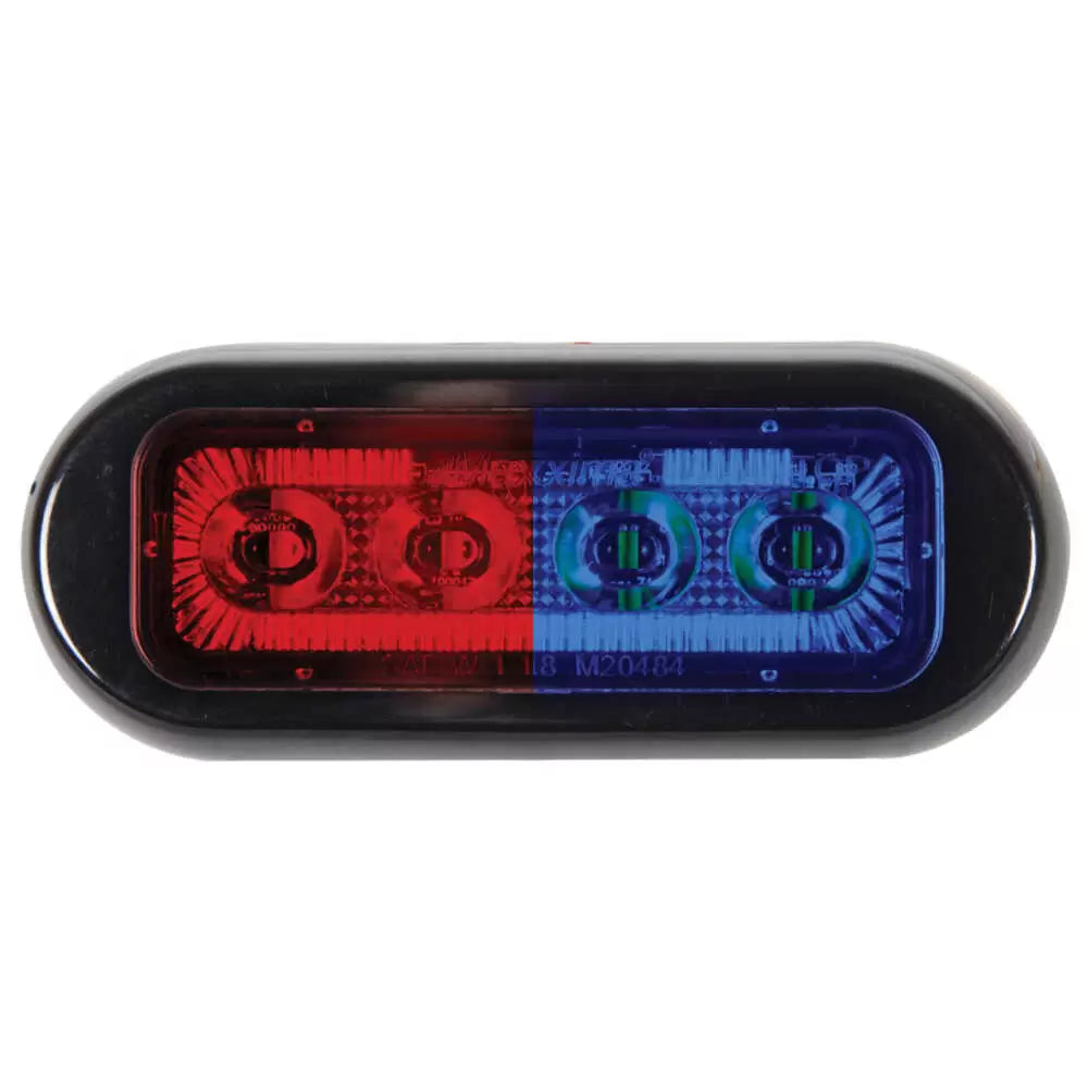 Maxxima Ultra Thin Warning Light Red Clear