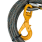 BA Products Fiber Core Winch Cable with Self-Locking Swivel Hook
