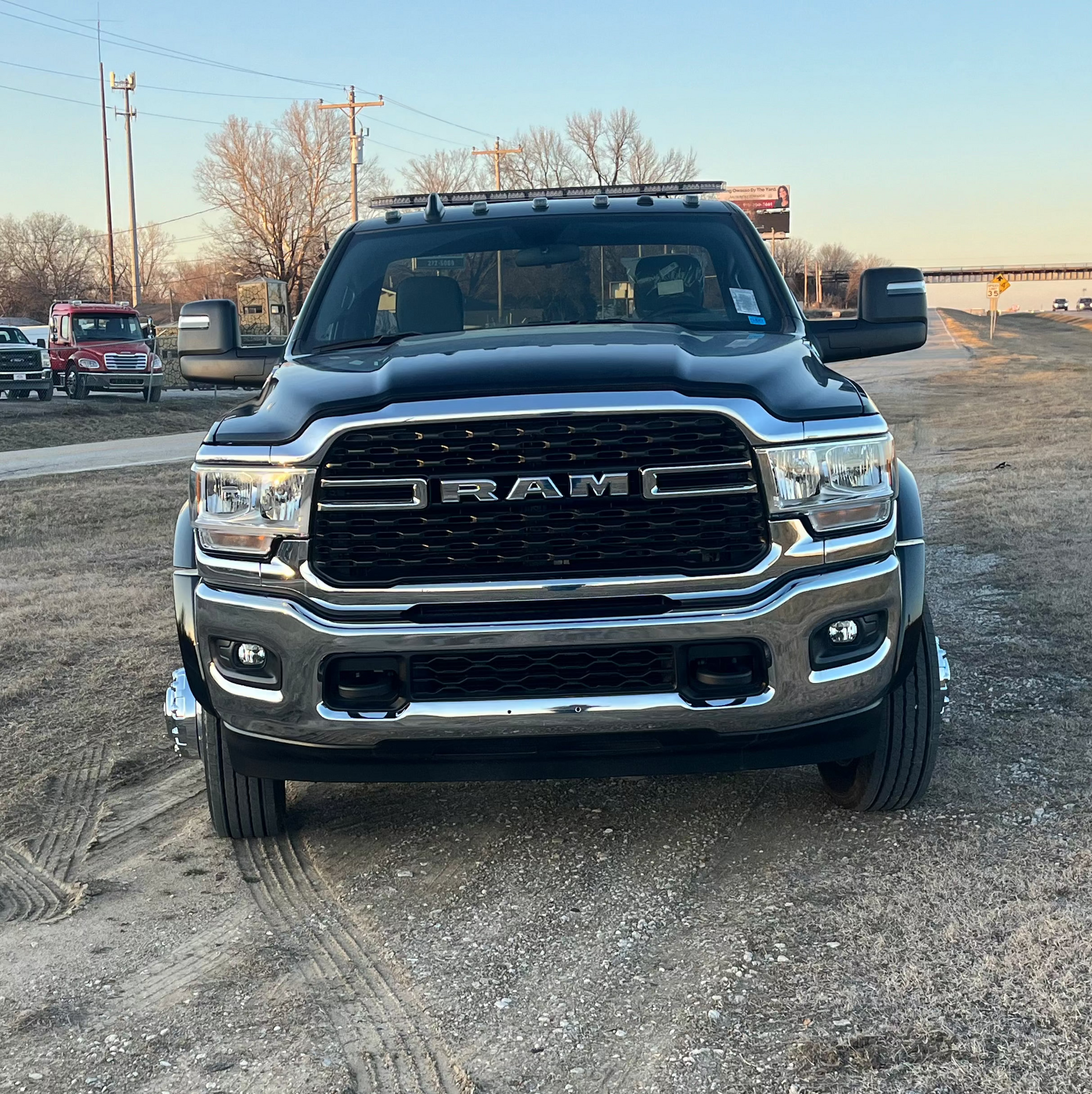 red blue clear light bar