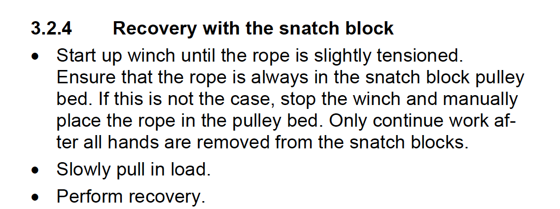 Rotzler Snatch Block 70,000lb 3/4' to 1 3/16"