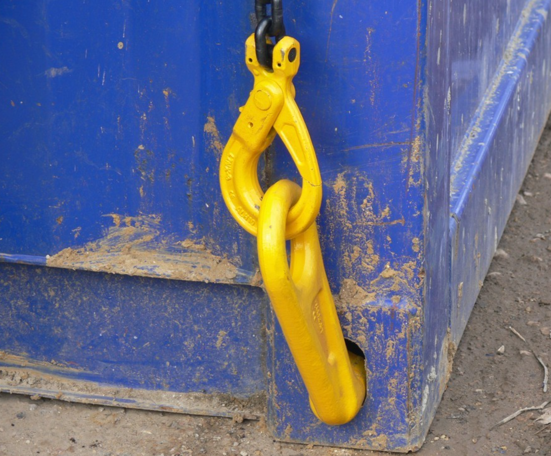 B/A Products Yoke Grade 80 Right 45-Degree Container Hook