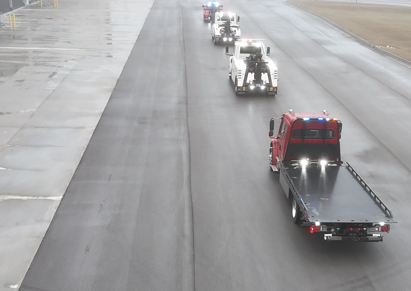 red blue clear light bar