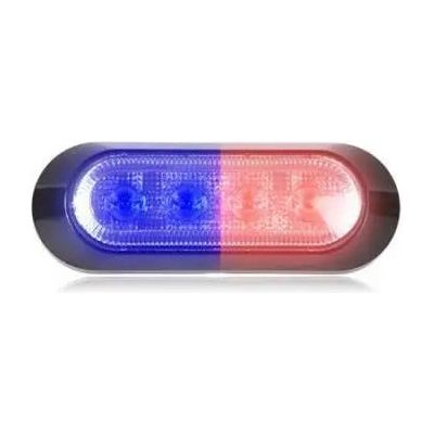Maxxima Ultra Thin Warning Light Red Clear