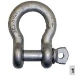B/A Products 3/8" SP Anchor Shackle: WLL 2,000