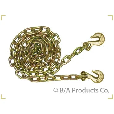 B/A Binder Safety Chain with Clevis Grab Hooks