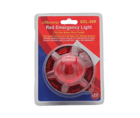 LED Beacon Maxxima Red Emergency Light SDL-35R