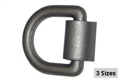 B/A Products 3/4" Weld-On D-Ring & Clip