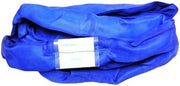 blue round sling towing