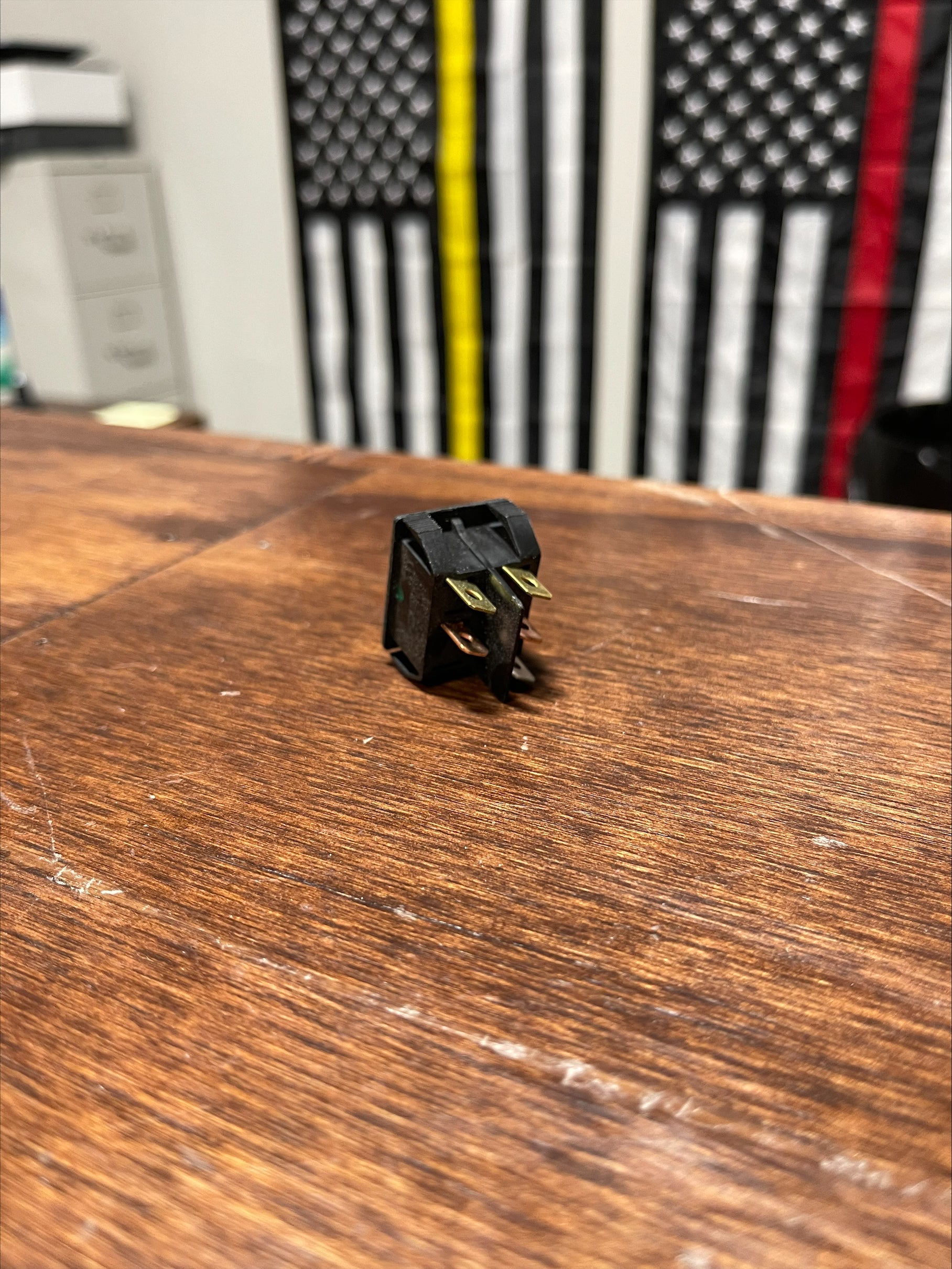 Rocker Switch, Green