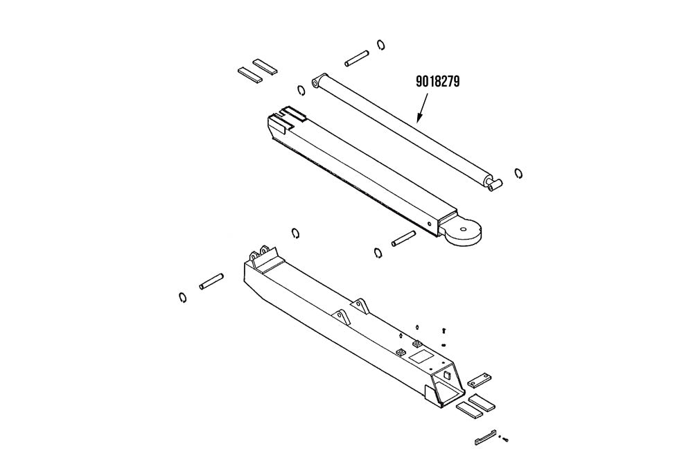 Miller Wheel Lift Extend Cylinder Vulcan 805