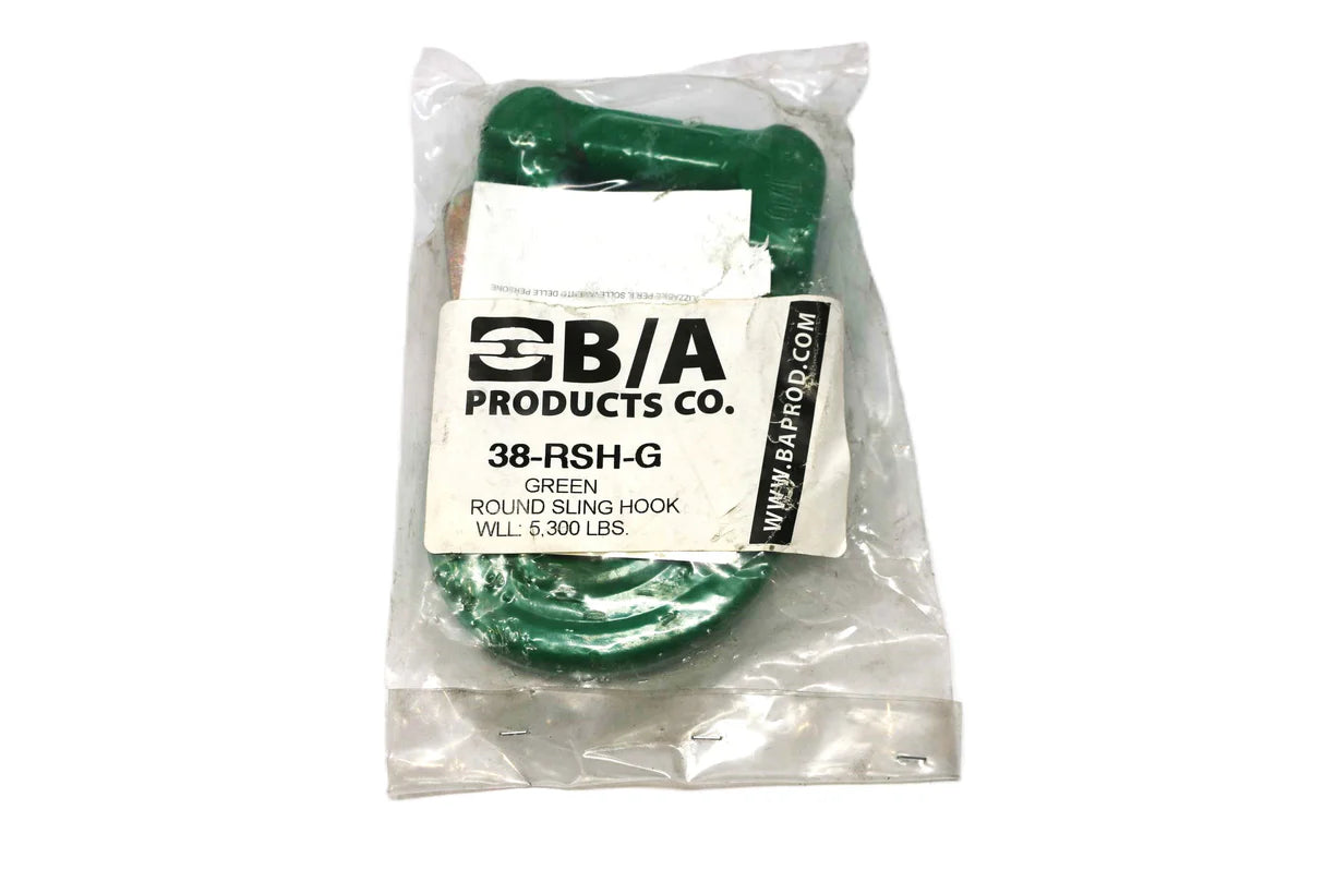 BA Products Green Round Sling Hook