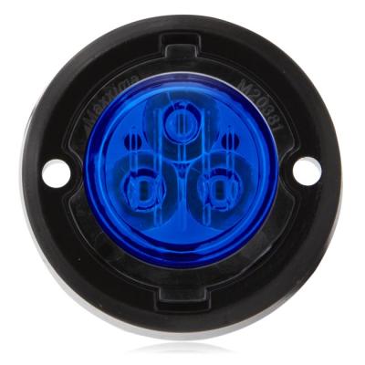 Maxxima 1.7" Round Mini Class 1 Emergency Warning Light - Blue
