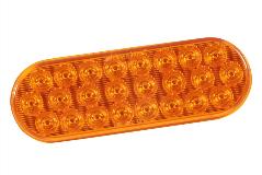 Maxxima Oval LED Warning Light - Amber – Stephens Truck Center
