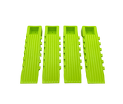 neon green interlock tire skates