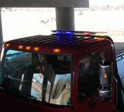 red blue clear light bar