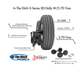 In The Ditch X Series SLX XD Dolly W/5.70 Tires