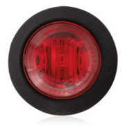 Maxxima Round Marker Lights- Red by Stephens Truck Center