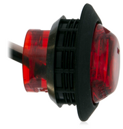 Maxxima Round Marker Lights- Red by Stephens Truck Center