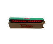 TowMate trailer light bar on a cardboard box with a white background