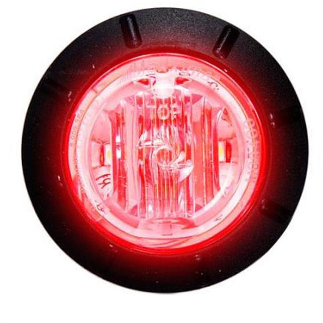 Maxxima Lightning 1 1/4 Round P2PC CM Clearance Marker Red Lens M09400R