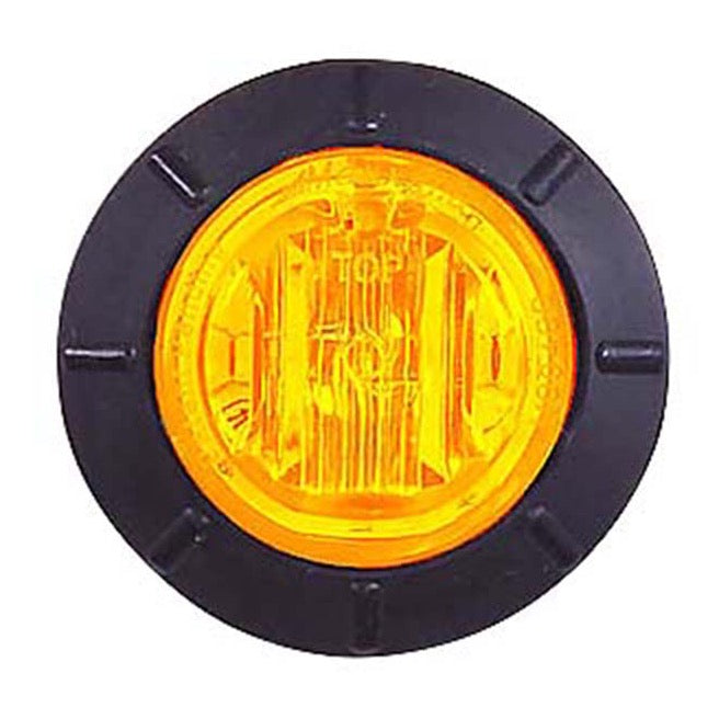 Maxxima Lightning 1 1/4" Round P2PC Clearance Marker Amber Lens