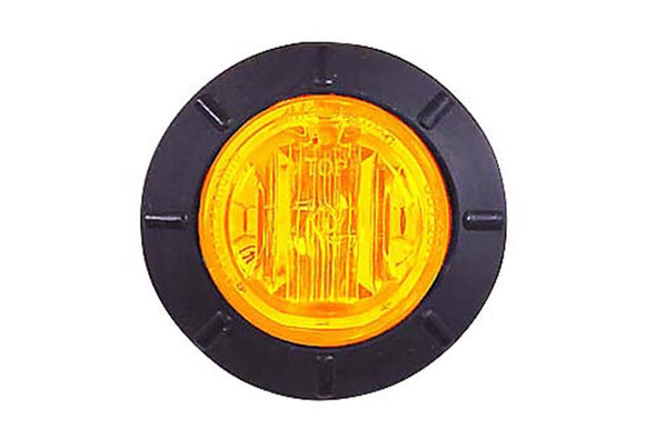Maxxima Lightning 1 1/4" Round P2PC Clearance Marker Amber Lens M09400Y