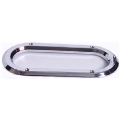 Maxxima Chrome Grommet Oval Mounting Plastic Cover
