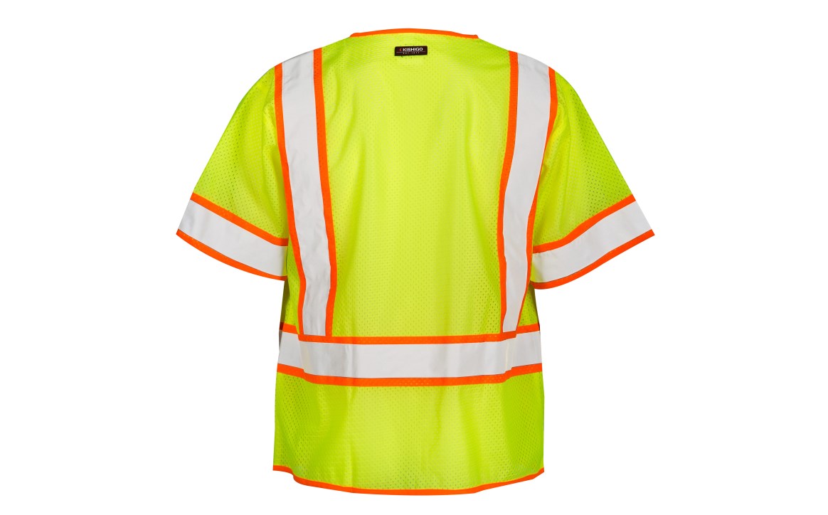 Kishigo Lime Mesh Safety Vest Class 3 - (XXL)